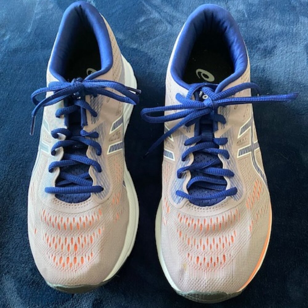 NWOT WOMENS ASICS GEL-EXCITE 6 PEACH/VIOLET SZ 10 MED